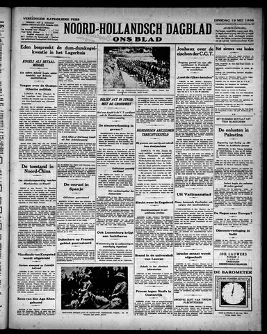 Noord-Hollandsch Dagblad : ons blad 1936-05-19