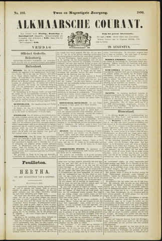 Alkmaarsche Courant 1890-08-29