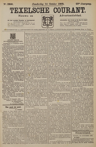 Texelsche Courant 1909-10-14