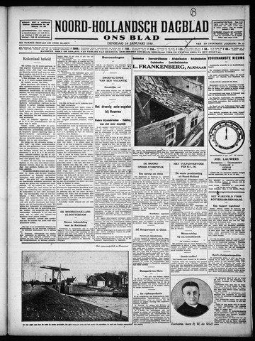 Noord-Hollandsch Dagblad : ons blad 1930-01-14