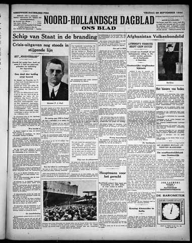 Noord-Hollandsch Dagblad : ons blad 1934-09-28