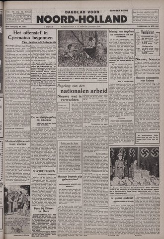 Dagblad Noord-Holland, Schager editie 1942-05-30