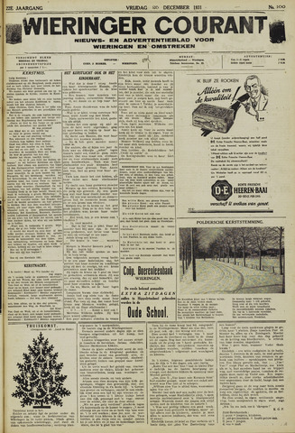 Wieringer courant 1931-12-25