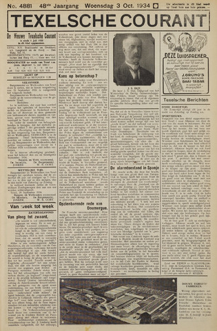 Texelsche Courant 1934-10-03