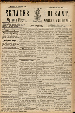 Schager Courant 1907-12-25