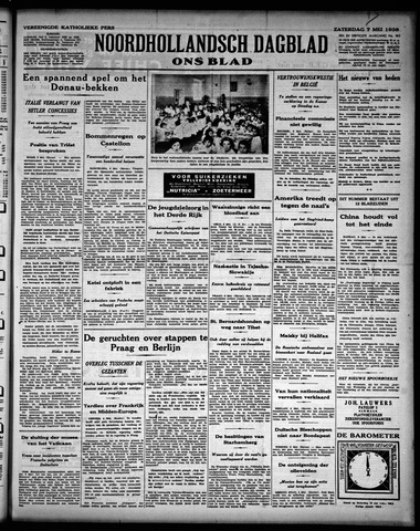 Noord-Hollandsch Dagblad : ons blad 1938-05-07