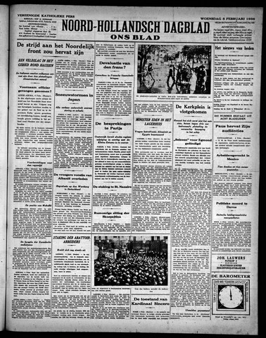 Noord-Hollandsch Dagblad : ons blad 1936-02-05