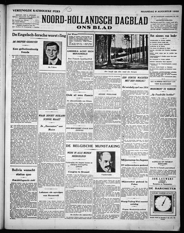 Noord-Hollandsch Dagblad : ons blad 1932-08-08
