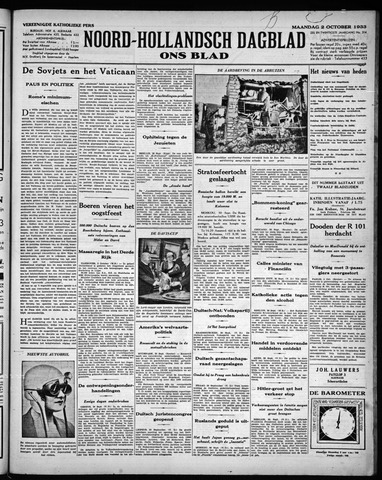 Noord-Hollandsch Dagblad : ons blad 1933-10-02