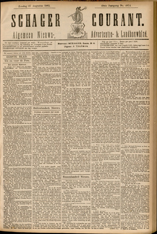 Schager Courant 1905-08-27