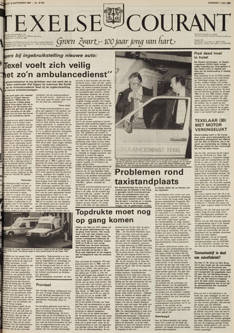 Texelsche Courant 1987-07-07