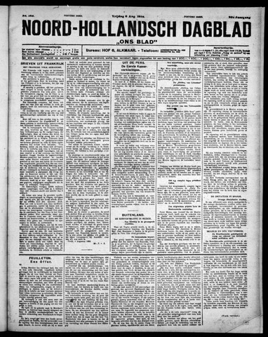 Noord-Hollandsch Dagblad : ons blad 1926-08-06