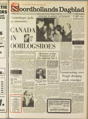 Noordhollands Dagblad : dagblad voor Alkmaar en omgeving 1970-10-17