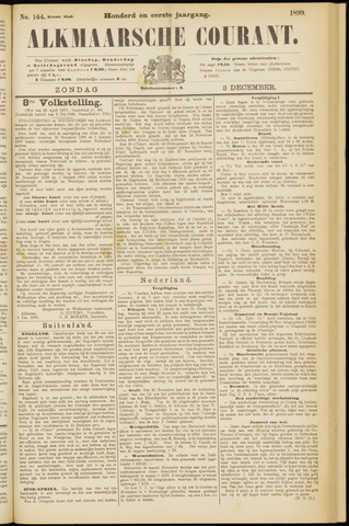 Alkmaarsche Courant 1899-12-03