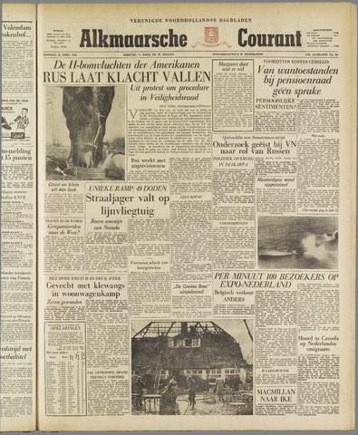 Alkmaarsche Courant 1958-04-22