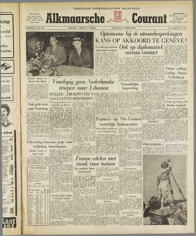 Alkmaarsche Courant 1958-07-02