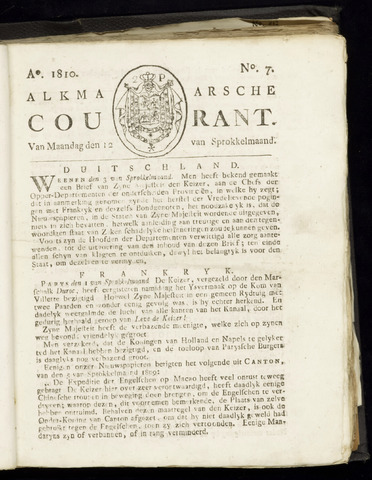 Alkmaarsche Courant 1810-02-12