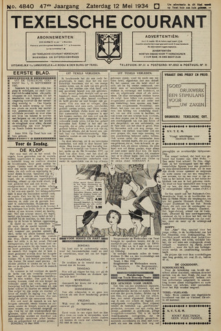 Texelsche Courant 1934-05-12