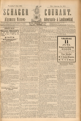 Schager Courant 1909-06-09