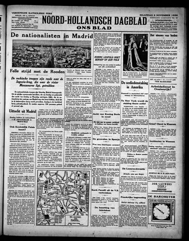 Noord-Hollandsch Dagblad : ons blad 1936-11-09