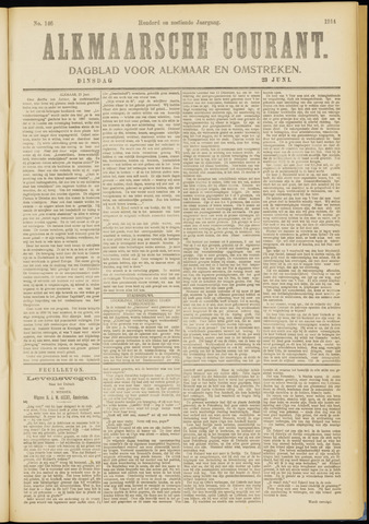 Alkmaarsche Courant 1914-06-23