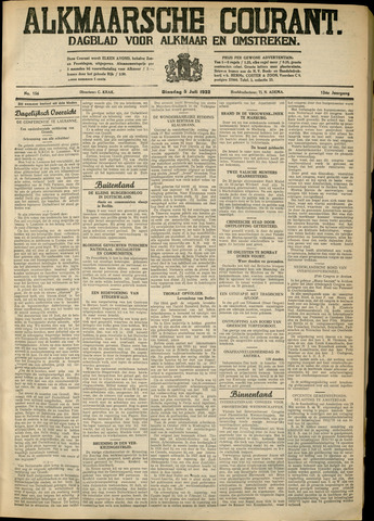 Alkmaarsche Courant 1932-07-05