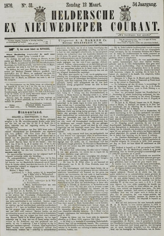 Heldersche en Nieuwedieper Courant 1876-03-12