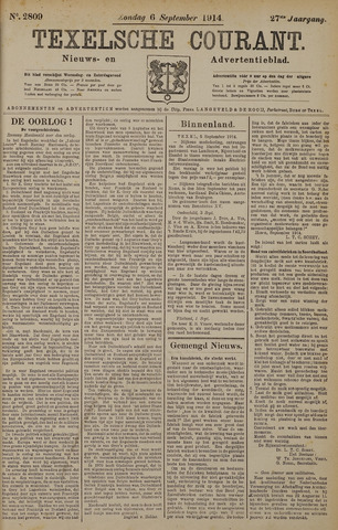 Texelsche Courant 1914-09-06
