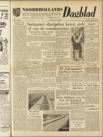 Noordhollands Dagblad : dagblad voor Alkmaar en omgeving 1957-08-09