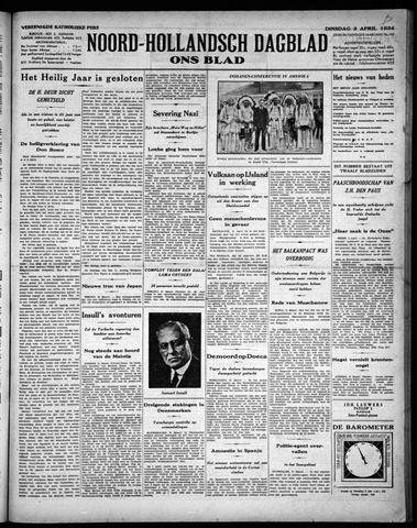 Noord-Hollandsch Dagblad : ons blad 1934-04-03