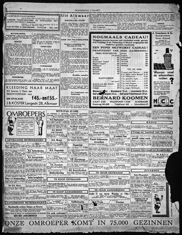 Noord-Hollandsch Dagblad : ons blad 1933-03-02