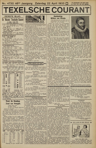 Texelsche Courant 1933-04-22