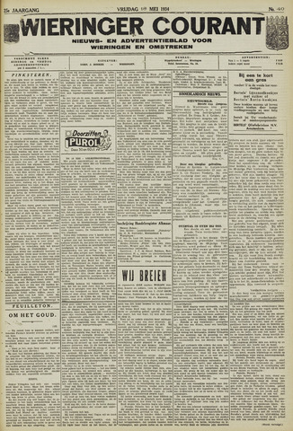 Wieringer courant 1934-05-18