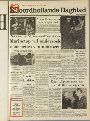Noordhollands Dagblad : dagblad voor Alkmaar en omgeving 1970-08-26