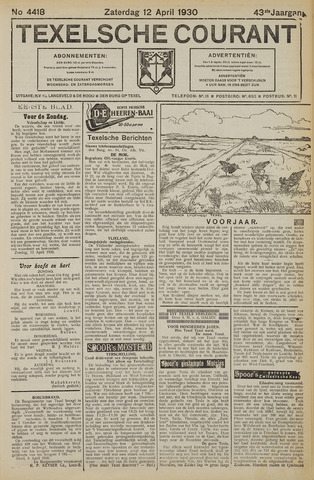 Texelsche Courant 1930-04-12