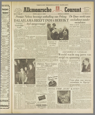 Alkmaarsche Courant 1959-04-03