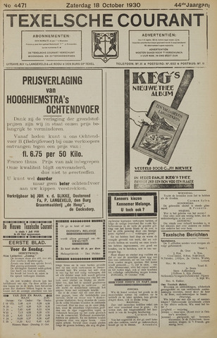 Texelsche Courant 1930-10-18