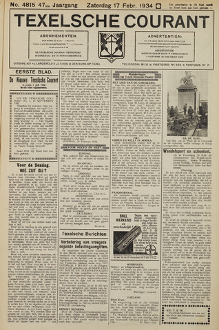 Texelsche Courant 1934-02-17