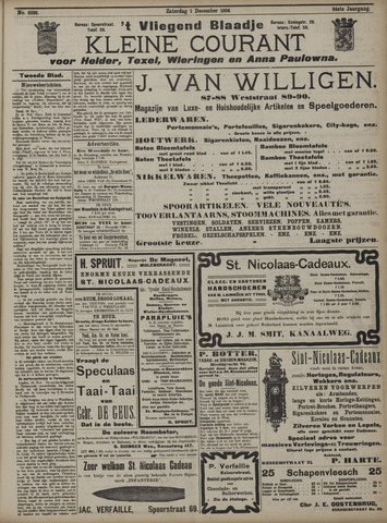 Vliegend blaadje : nieuws- en advertentiebode voor Den Helder 1906-12-01