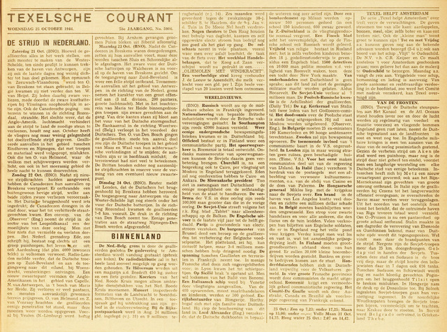 Texelsche Courant 1944-10-25
