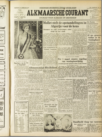 Alkmaarsche Courant 1956-02-29