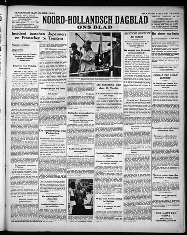 Noord-Hollandsch Dagblad : ons blad 1937-08-02