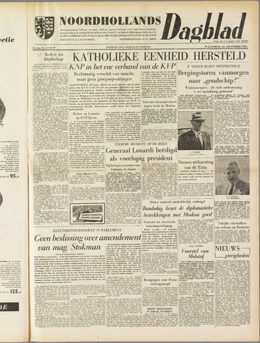 Noordhollands Dagblad : dagblad voor Alkmaar en omgeving 1955-09-24