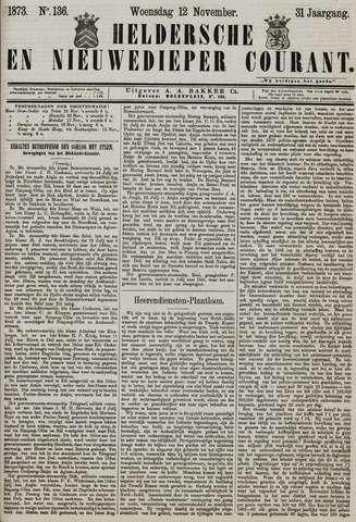Heldersche en Nieuwedieper Courant 1873-11-12