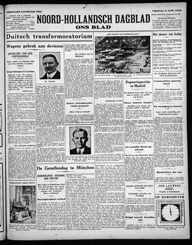 Noord-Hollandsch Dagblad : ons blad 1933-06-09