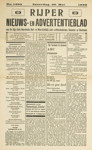 Rijper Nieuws- en Advertentieblad 1939-05-20