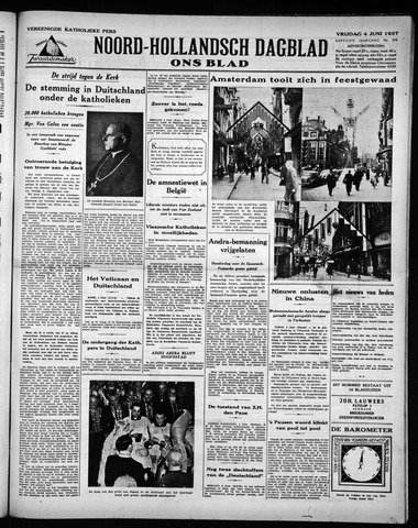 Noord-Hollandsch Dagblad : ons blad 1937-06-04