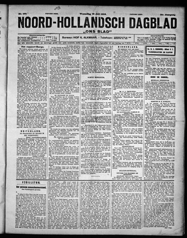 Noord-Hollandsch Dagblad : ons blad 1923-07-18