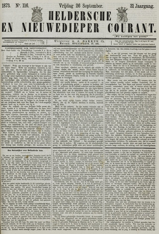Heldersche en Nieuwedieper Courant 1873-09-26