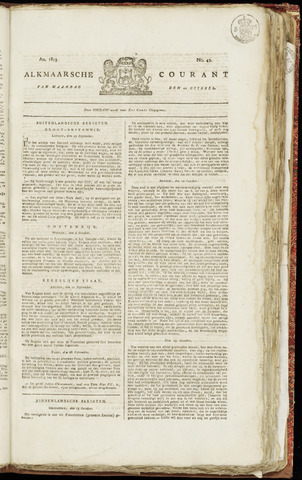 Alkmaarsche Courant 1823-10-20